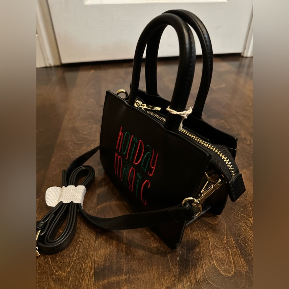 Mad Love Mini Crossbody Vegan Leather Holiday Magic Bag Clutch Purse